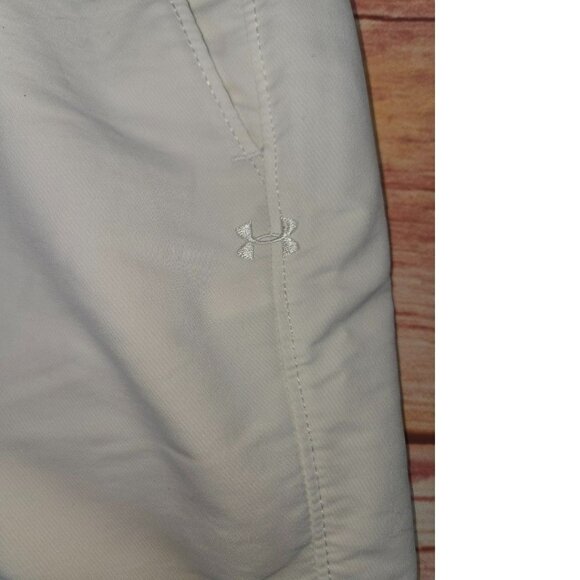 Under Armour Mens Loose-Fit White Golf Shorts Size 38 - Picture 5 of 7